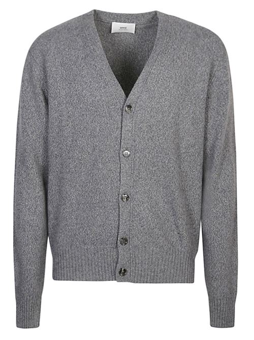 Wool cardigan AMI PARIS | HKC127005055